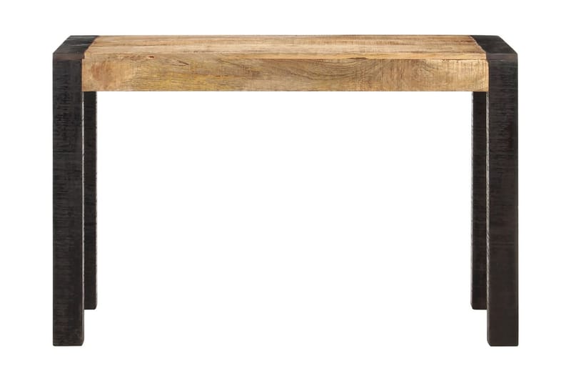 Matbord 120x60x76 cm massivt grovt mangoträ - Brun - Matbord & köksbord