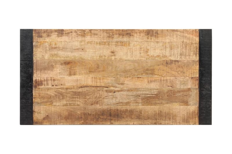 Matbord 120x60x76 cm massivt grovt mangoträ - Brun - Matbord & köksbord