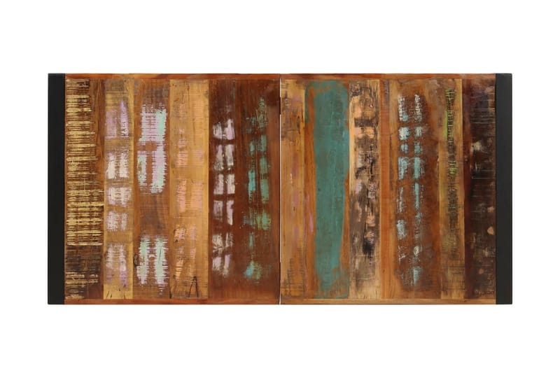 Matbord 140x70x75 cm massivt återvunnet trä - Flerfärgad - Matbord & köksbord