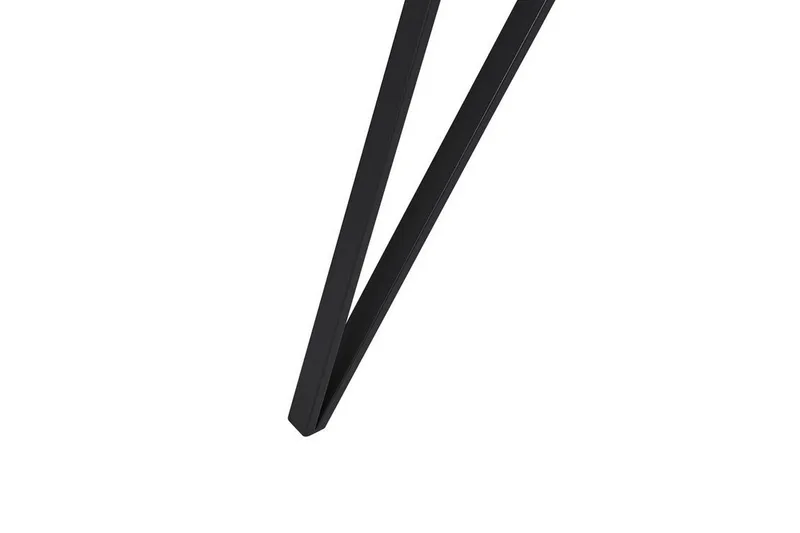 Matbord 150 x 80 cm marmor effekt/svart MOLDEN - Vit - Möbler - Bord & matgrupp - Matbord & köksbord