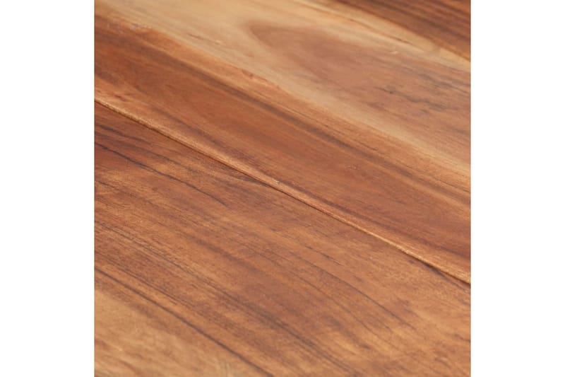 Matbord 180x90x75 cm massivt trä med sheshamfinish - Brun - Matbord & köksbord