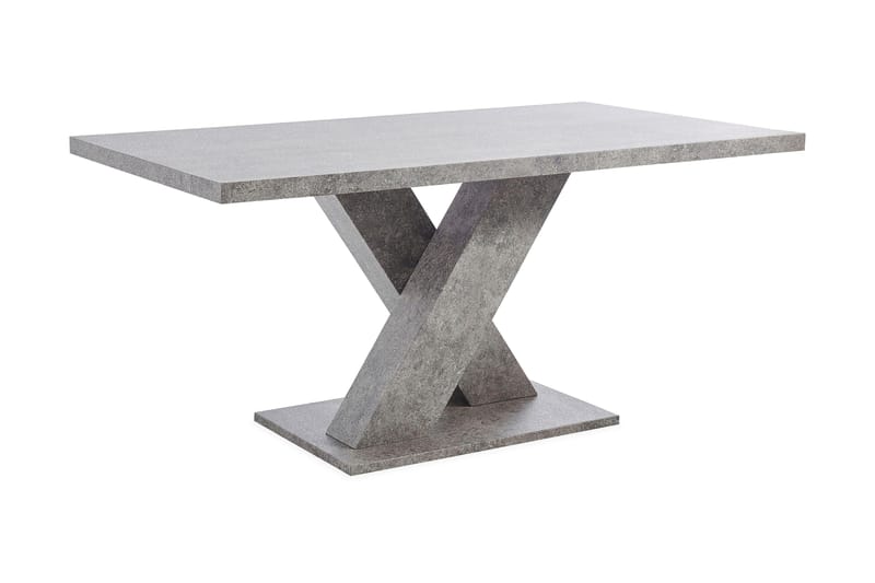 Matbord Agdis 160 cm - Grå - Matbord & köksbord