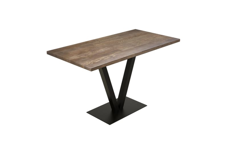 Matbord Apalachicola 125 cm - Valnöt/Svart - Möbler - Bord & matgrupp - Matbord & köksbord