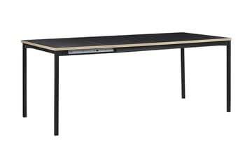 Matbord Arvier 190 cm Hopfällbart - Svart - Möbler - Bord & matgrupp - Matbord & köksbord