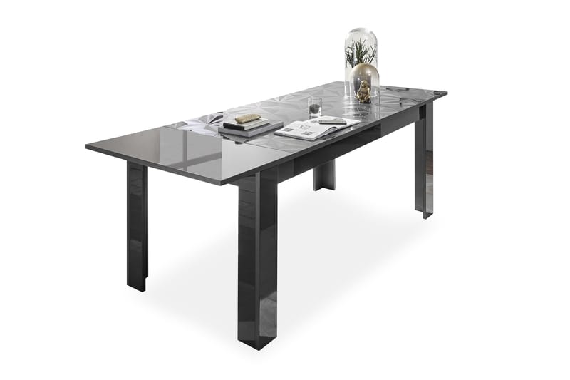 Matbord Ayaka Förlängningsbart 137 cm - Grå - Matbord & köksbord