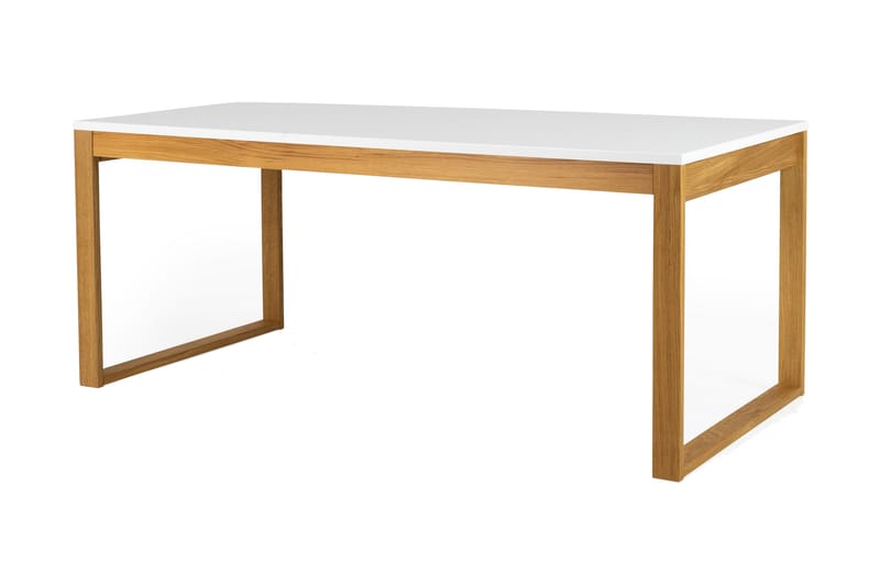 Matbord Birka 180 cm - Ek/Vit - Matbord & köksbord
