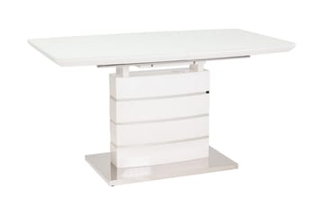 Matbord Blacos Förlängningsbart 140 cm - Glas/Vit - Möbler - Bord & matgrupp - Matbord & köksbord