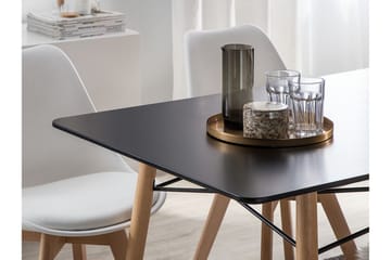 Matbord Brayshaw 140x80 cm - Svart - Möbler - Bord & matgrupp - Matbord & köksbord