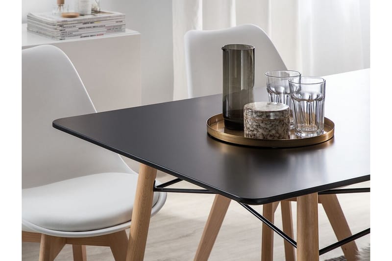 Matbord Brayshaw 140x80 cm - Svart - Möbler - Bord & matgrupp - Matbord & köksbord
