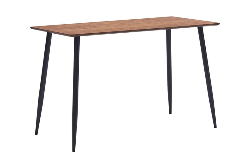 Matbord brun 120x60x75 cm MDF - Brun - Matbord & köksbord