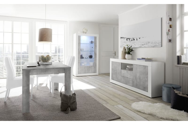 Matbord Calpino Förlängningsbart 137 cm - Grå - Möbler - Bord & matgrupp - Matbord & köksbord