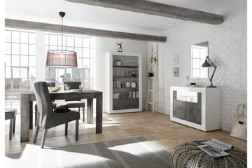 Matbord Calpino Förlängningsbart 137 cm - Grå - Möbler - Bord & matgrupp - Marmorbord