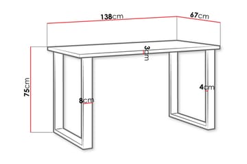 Matbord Ciapin 138 cm - Möbler - Bord & matgrupp - Matbord & köksbord