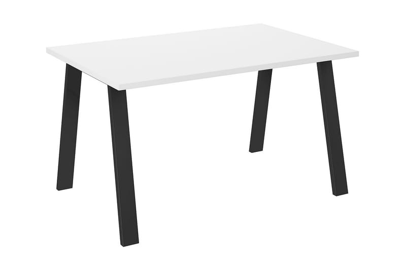Matbord Cisy 138 cm - Vit/Svart - Möbler - Bord & matgrupp - Matbord & köksbord