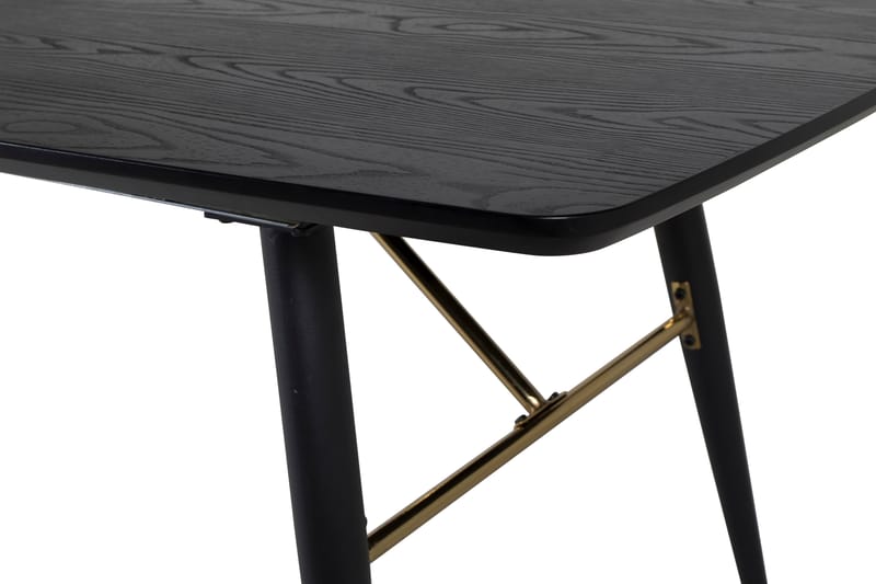 Matbord Deniall Förlängningsbart 180 cm Svart - Matbord & köksbord