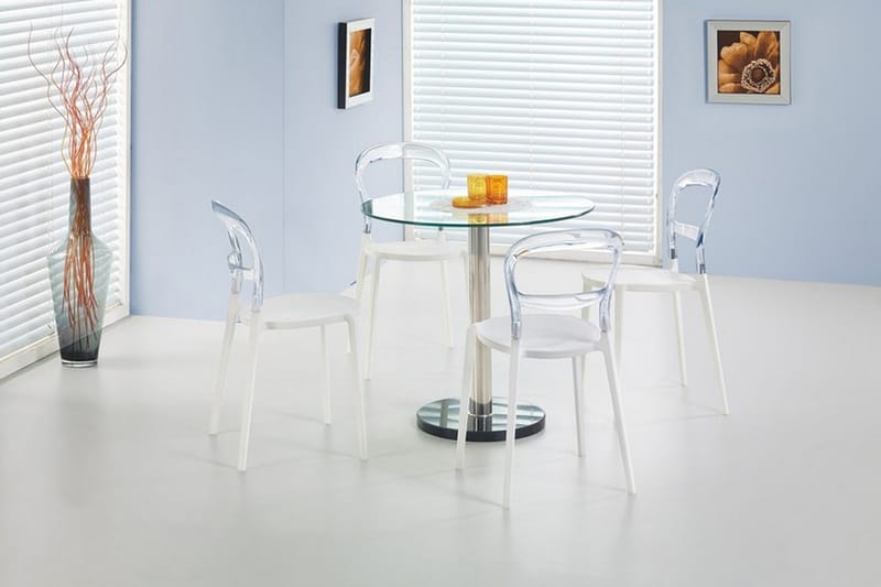 Matbord Dolan 80 cm Rund - Glas - Möbler - Bord & matgrupp - Matbord & köksbord