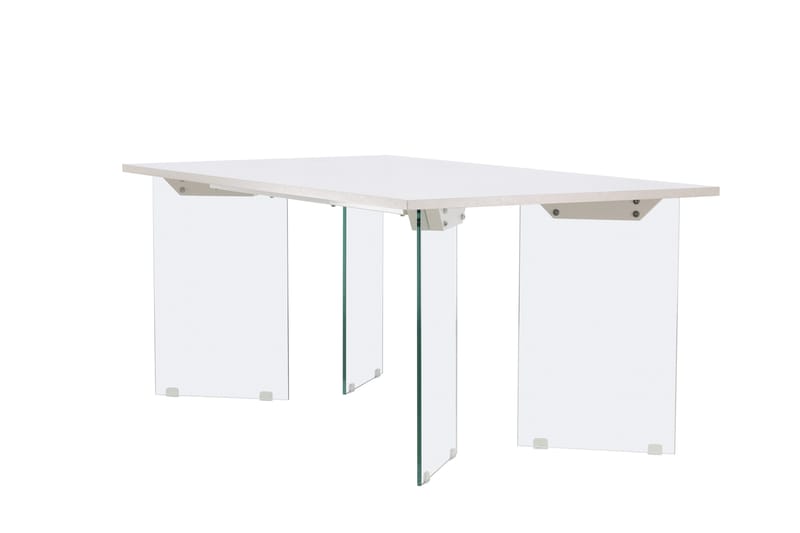 Matbord Ester 180x90 cm Ljusgrå - VIND - Matbord & köksbord