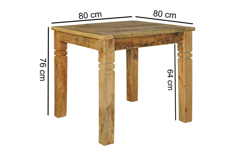 Matbord Faragalli 80 cm - Natur - Möbler - Bord & matgrupp - Matbord & köksbord