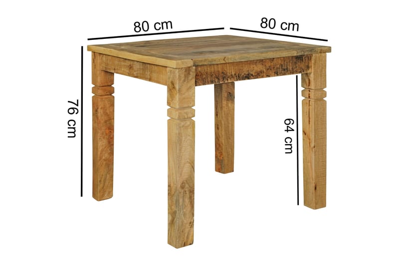 Matbord Faragalli 80 cm - Natur - Matbord & köksbord