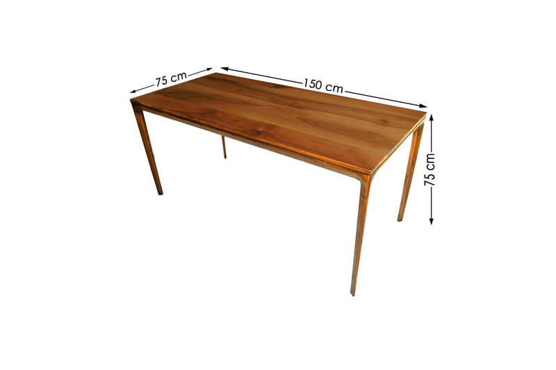 Matbord Fejita 150 cm - Valnöt/Mörkbrun - Matbord & köksbord