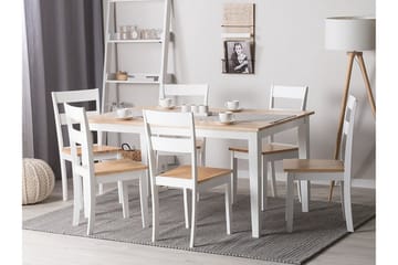Matbord Georgia 150 cm - Vit - Möbler - Bord & matgrupp - Matbord & köksbord