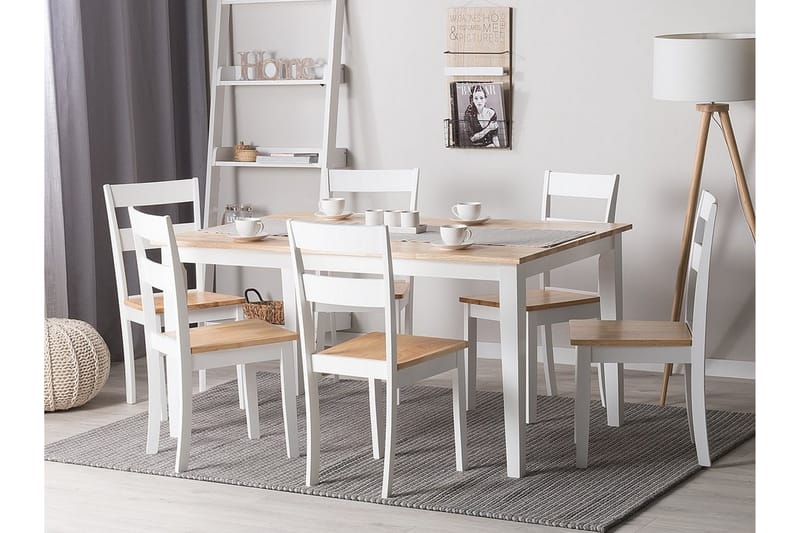 Matbord Georgia 150 cm - Vit - Möbler - Bord & matgrupp - Matbord & köksbord