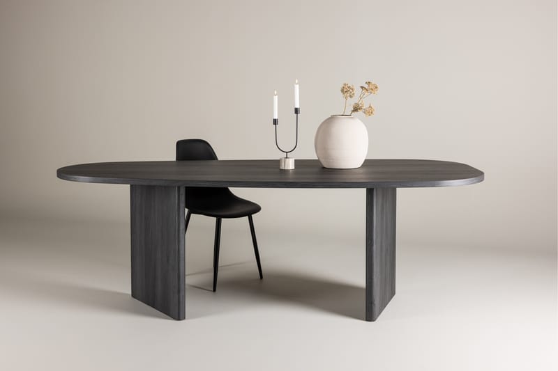 Matbord Grönvik 220x100 cm Svart - Venture Home - Matbord & köksbord