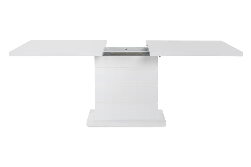 Matbord Griffith Förlängningsbart 160 cm - Vit - Matbord & köksbord