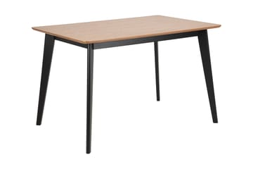 Matbord Hallaci 120 cm - Natur/Svart - Möbler - Bord & matgrupp - Matbord & köksbord