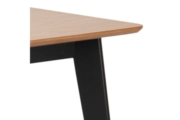 Matbord Hallaci 120 cm - Natur/Svart - Möbler - Bord & matgrupp - Matbord & köksbord