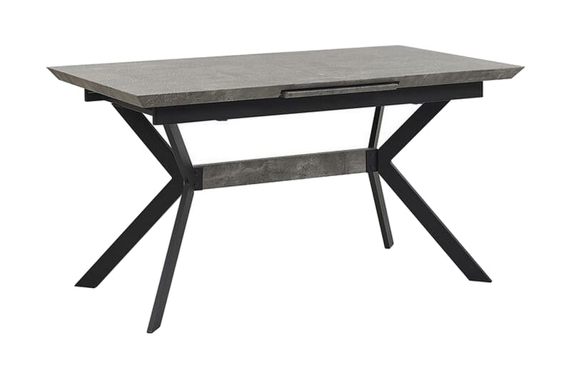 Matbord Harnett 180 cm Hopfällbart - Grå/Svart - Klaffbord & hopfällbart bord - Matbord & köksbord