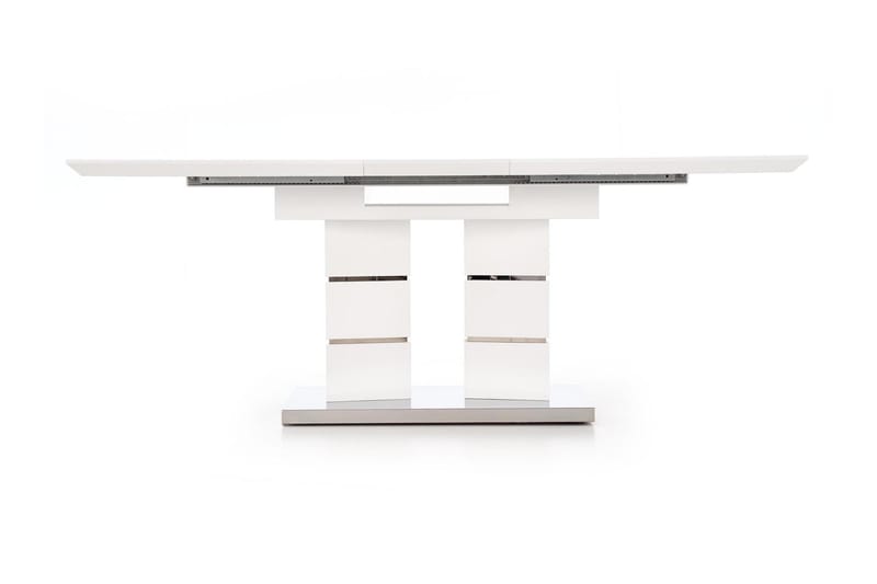 Matbord Helmers Förlängningsbart 160 cm - Vit - Matbord & köksbord
