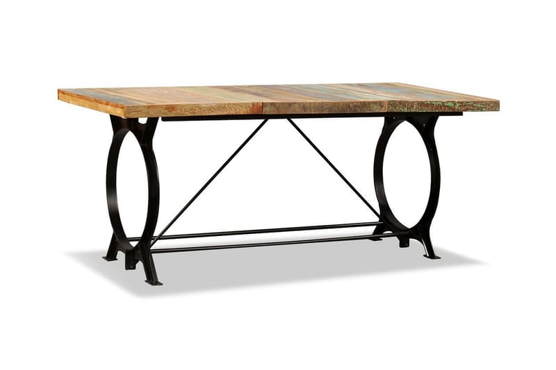 Matbord i massivt återvunnet tr�ä 180 cm - Brun - Matbord & köksbord