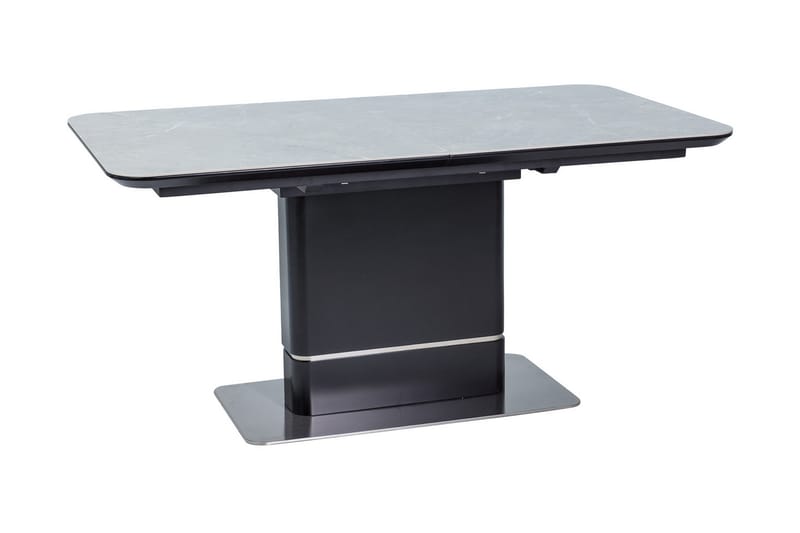 Matbord Ipiti Förlängningsbart 160 cm - Keramik/Grå/Svart - Möbler - Bord & matgrupp - Matbord & köksbord