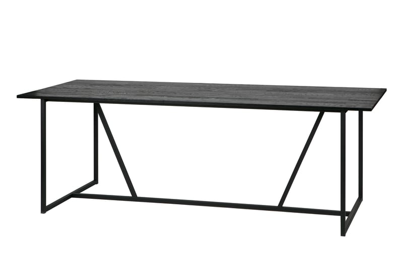 Matbord Iria 220 cm - Svart Ek - Matbord & köksbord