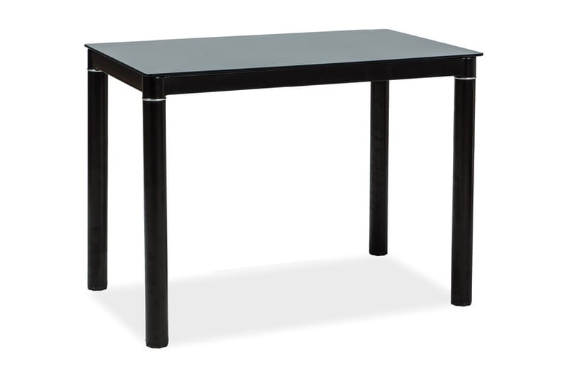 Matbord Jelka 100 cm - Glas/Svart - Matbord & köksbord