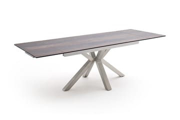 Matbord Kariwa 160 cm - Glas/Silver - Möbler - Bord & matgrupp - Matbord & köksbord
