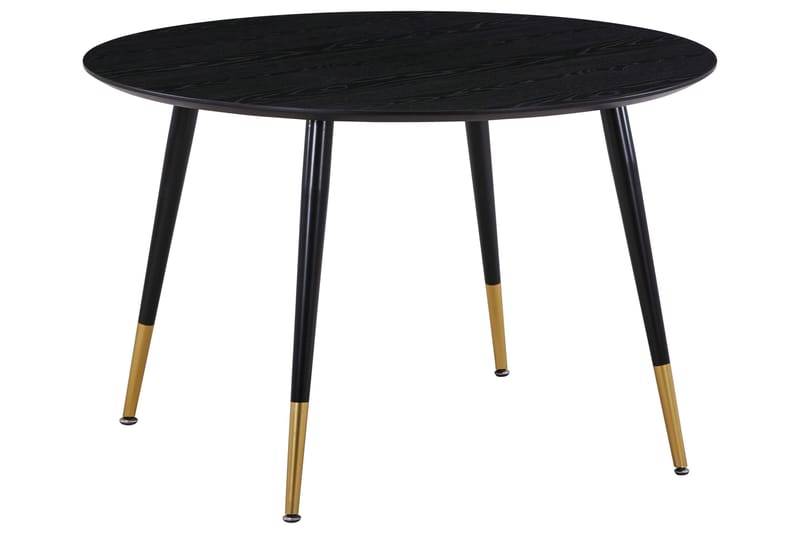 Matbord Kenton 115 cm Svart|Mässing - Matbord & köksbord