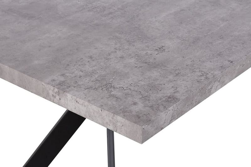 Matbord Kincade 160x90 cm - Grå - Matbord & köksbord