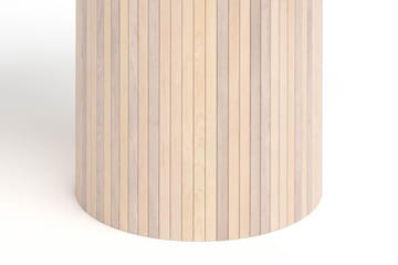 Matbord Kopparbo 106 cm - Ljust vitlaserat ekträ - Möbler - Bord & matgrupp - Matbord & köksbord