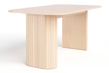 Matbord Kopparbo 160 cm - Ljust vitlaserat ekträ - Möbler - Bord & matgrupp - Matbord & köksbord