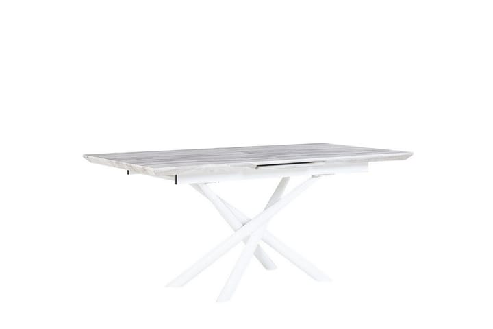 Matbord Layrac 200 cm Hopfällbart - Vit - Klaffbord & hopfällbart bord - Matbord & köksbord