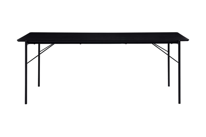 Matbord Leeling 200 cm - Svart - Matbord & köksbord