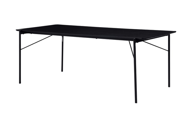 Matbord Leeling 200 cm - Svart - Matbord & köksbord