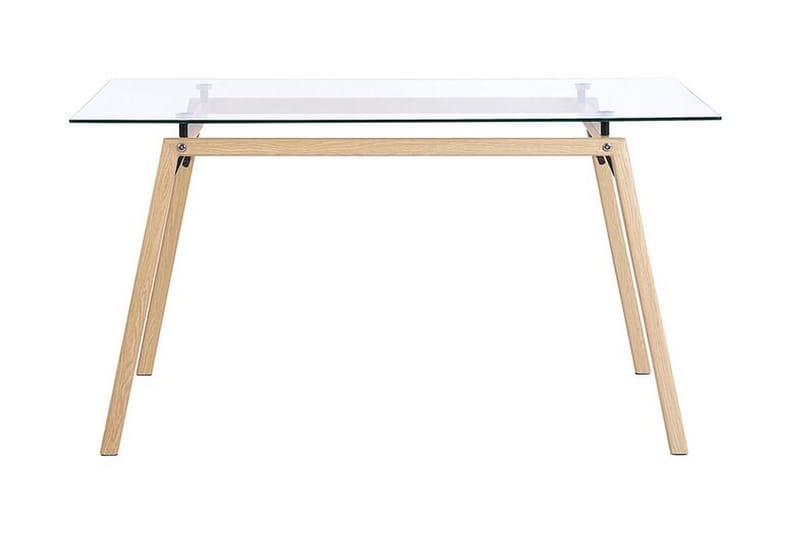 Matbord Lencha 140 cm - Transparent/Ljust Trä - Möbler - Bord & matgrupp - Matbord & köksbord