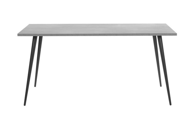 Matbord Lolenco 160 cm - Grå/Svart - Matbord & köksbord