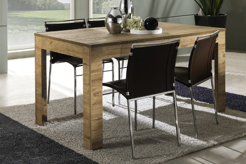 Matbord Luchino Förlängningsbart 137 cm - Trä|Natur - Matbord & köksbord