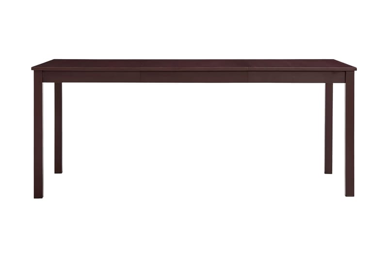 Matbord mörkbrun 180x90x73 cm furu - Brun - Matbord & köksbord