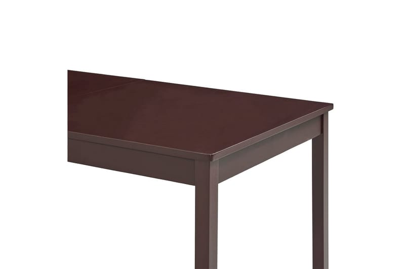 Matbord mörkbrun 180x90x73 cm furu - Brun - Matbord & köksbord