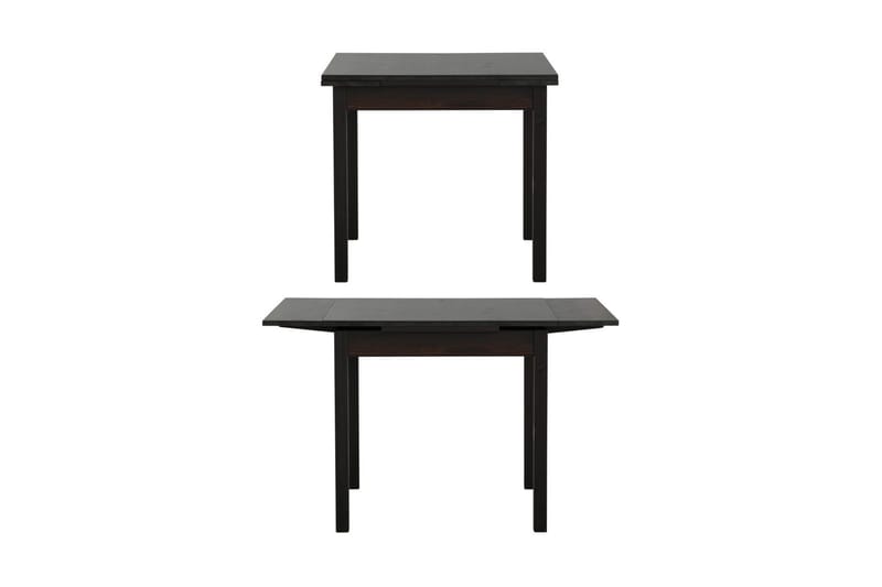 Matbord Magret Förlängningsbart 80-120 cm - Svart - Matbord & köksbord